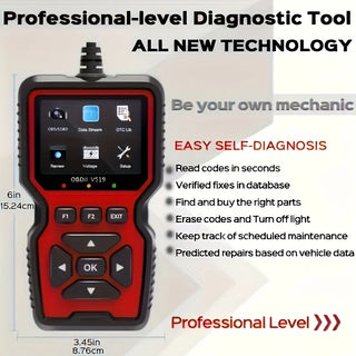 Automotive Diagnostic Reads/Erases Codes Scanner