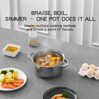 Heavy Duty Stainless Steel Pots & Pans Set