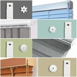 Zemismart Zigbee Smart Roller Shade Driver Electric Blinds Motor Power By Battery Works with Tuya Alexa Google Home Yandex Voice