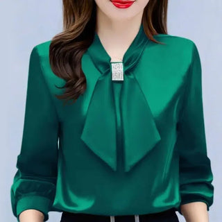 Office Lady Long Sleeve Blouse