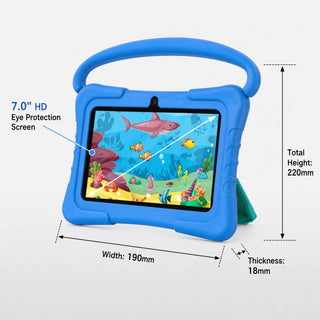 Android 14 Kids Quad-Core Toddler Tablet