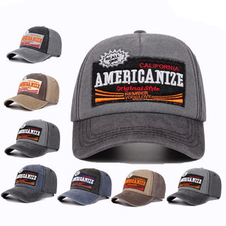 Summer Sports Embroidery Hip-hop Letter Hat Baseball Hats New Unisex Sunshade Color Breathable Fashion Washed Cotton Sun Hat