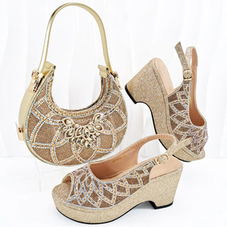 Italian Women Shoe & Bag Set