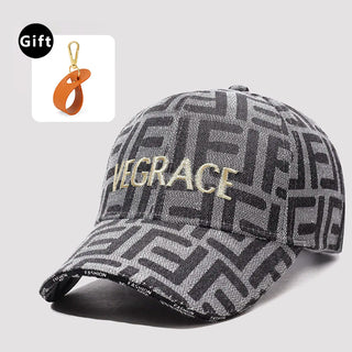Caps, Baseball Caps, Spring and Summer Boutique Hats, Female Students, Trendy Brands, Men's All-Match Sunscreen, Free Hat Clips