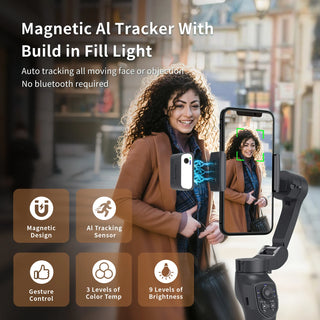 AI Face Tracking Anti-Shake Stabilizer