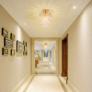 Small Crystal Ceiling Pendant Light