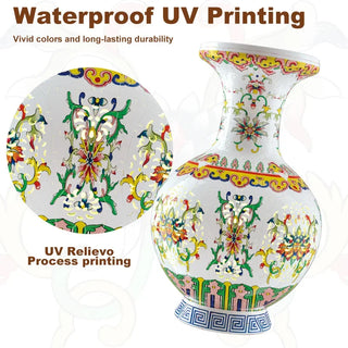 Creative Gift Puzzle with LED Light Can Hold Aquamarine Porcelain Printed Toys for Home Decoration Gifts for Girlfriend