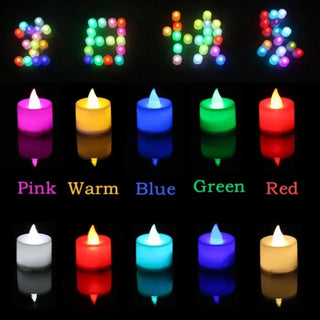 Colorful Battery Operated Flameless Candles