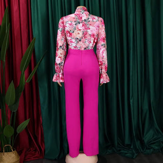 Elegant Bow Collar 2 Pcs Outfits Sets