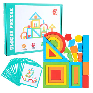 DIY Educational Stack Blocks Toys