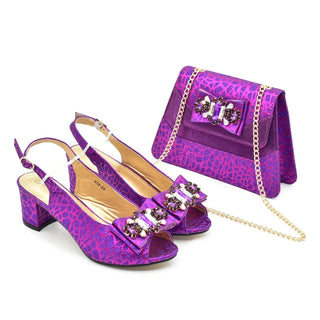 Nigerian Party Shoe & Bag Set