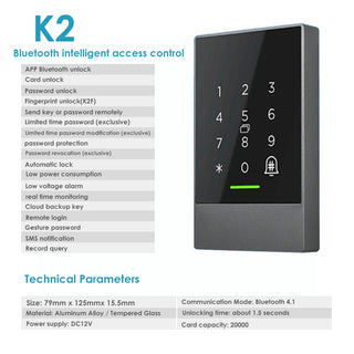 RC Card Reader Access Door Lock