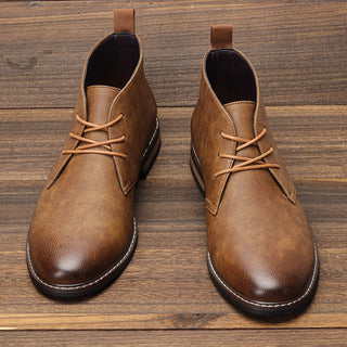 Retro Men Ankle boots Brand Plus Size Desert Boots Comfortable Leather Boots For Men#KD589