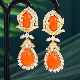 Luxury Waterdrop African Bridal Earring - Epictzar Intl.