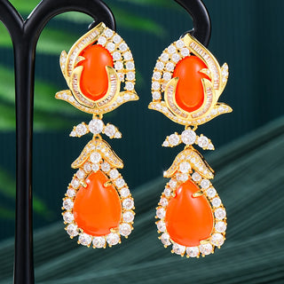 Luxury Wedding Party Waterdrop African Earring
