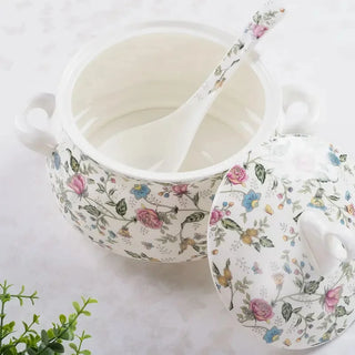 Classic Ceramic Large Dinner Serving Bowl