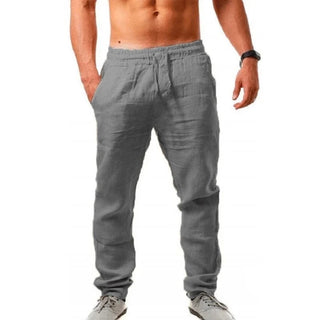 Streetwear Breathable Fitness Linen Pants