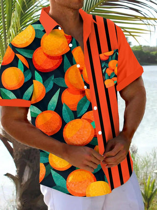 Leisure Street Walk Hawaiian Printed Full Open Button Shirt - Epictzar Intl.