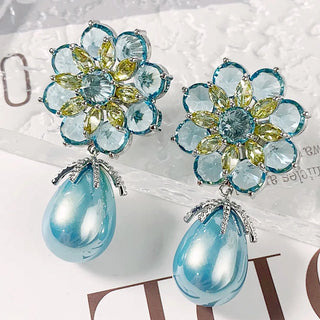 Trendy Original Flower Pearl Earring