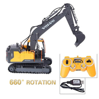 Children's RC Excavator Alloy Crawler Digger