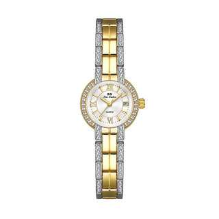 Luxury Brand Roman Dial Women's Watches Fashion Elegant Date Display Diamond Watch Women Gift Gold Bracelet Quartz Wristwatches