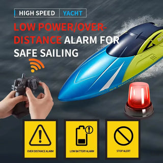RC High Speed Toy Speedboat Gift