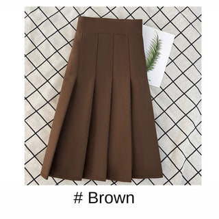 High Waist Pleated Mini Skirts