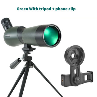 25-75x70 BAK4 Prism Waterproof Spotting Scope HD Monocular Telescope for Birdwatching Target Shooting Outdoor Camping Wildlife
