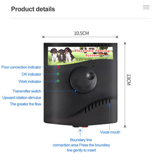 Electronic Pet Fence Training Collar System