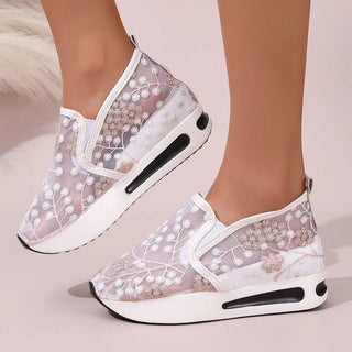 Fashion Women's Sneakers Platform Ladies Shoes New Sneaker Women Slip On Casual Shoes Soft Zapatos De Mujer Sneaker Woman