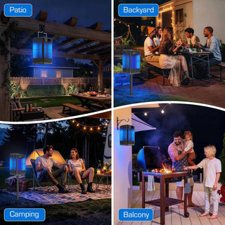 Solar-Powered Cordless Bug Zapper