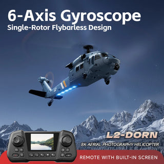 Gyroscope 4CH 8K Aerial Helicopter Toys