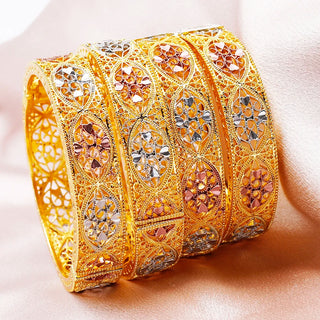 Wedding Party Colorful Hollow Bangle