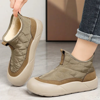 Plush Insulation Vulcanized Cotton Shoes