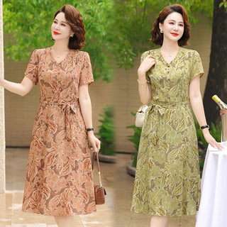 Floral Chiffon Beach Party Midi Dress - Epictzar Intl.