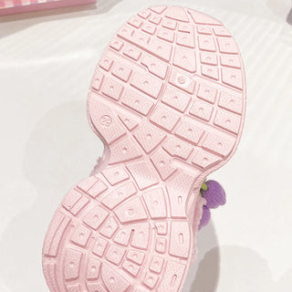 Faux Fur Winter Boots For Girls Korean Style Teenager Girl's Snow Boots Soft-soled Anti-slippery Teenager Kid's Cotton Shoes