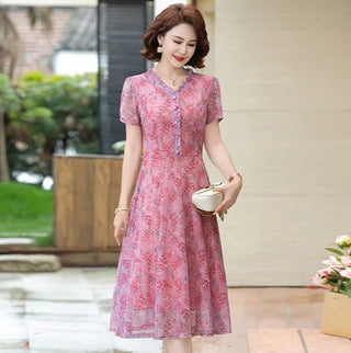 Floral Chiffon Beach Party Midi Dress - Epictzar Intl.