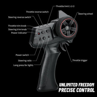 JJRC C8809 1:18 Full Scale Simulation Model Jeep RC Car 2.4G 4WD Motor Pickup Climbing Off-Road Model Car Toys