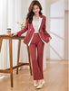 Red Pant Suit
