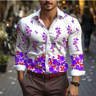 Men's Lapel Top Fashion Casual Shirt