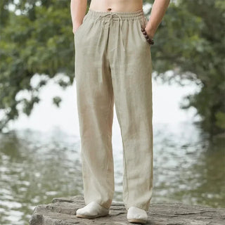 Men's Linen Loose Beach Pants