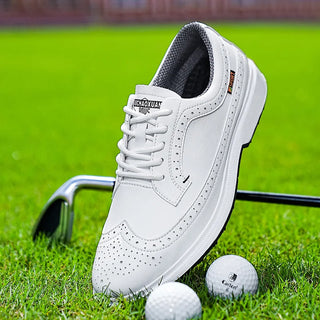 Professional Breathable Leather Golf Sports Shoes