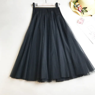 High Waist Chic Pleated Beach Skirt