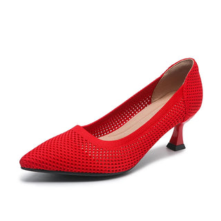 Breathable Knitted Lightweight Pointed Shoes