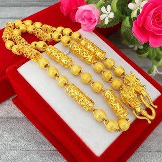 Men AU999 24K Gold Chain & Pendant - Epictzar Intl.