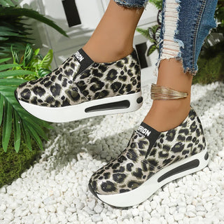 Fashion Women's Sneakers Platform Ladies Shoes New Sneaker Women Slip On Casual Shoes Soft Zapatos De Mujer Sneaker Woman