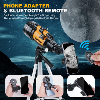 Astronomical Wireless Remote Portable Telescope