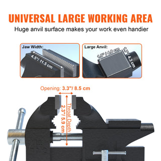 Multipurpose Swivel Base Bench Vise