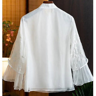 Improved Style Embroidered Design Blouse