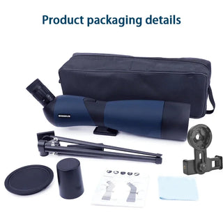 25-75x70 HD Spotting Scope Zoom Monocular BAK7 Prism Waterproof Telescope Spyglass Target Shooting Bird Watching Hunting Camping